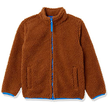 Boys' Polar Fleece Lined Sherpa Jacket - Warm and Cozy