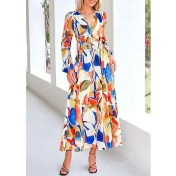 PRETTYGARDEN Women's Floral Maxi Dress for Summer Events