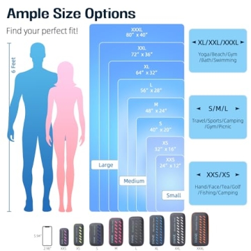 BAGAIL Microfiber Travel Towel Companion for Every Adventure