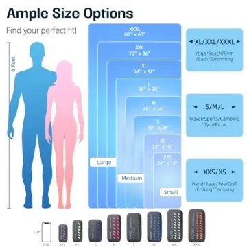 BAGAIL Microfiber Travel Towel Companion for Every Adventure