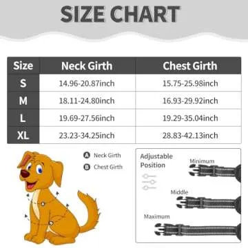 Adjustable No Pull Dog Harness with Reflective Details