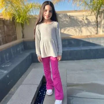 BIG ELEPHANT Girls Flare Leggings for Stylish Comfort