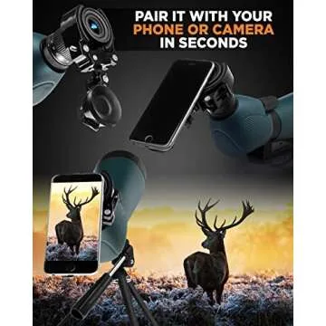 Creative XP HD Spotting Scope 20-60x60 Zoom with Tripod