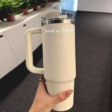 Trust In God Decal Set for Car Mirrors and More