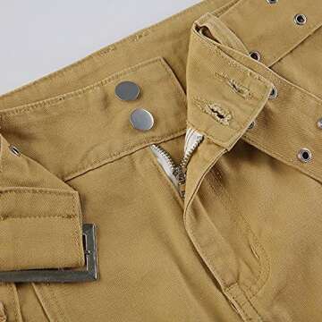 SOLILOQUY Retro Denim Mini Skirt - Y2K Style & Comfort