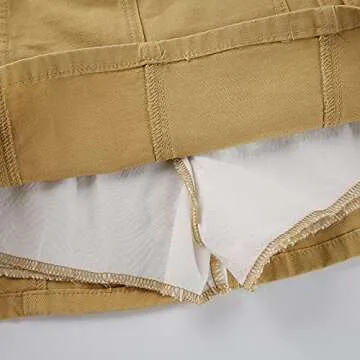 SOLILOQUY Retro Denim Mini Skirt - Y2K Style & Comfort