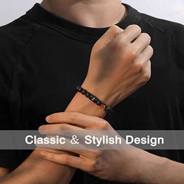 UNGENT THEM Gifts for Teen Boys | Inspirational Initial Bracelet