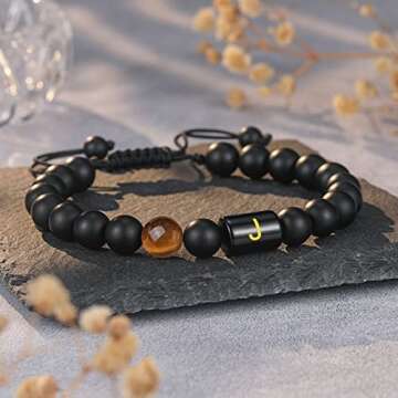 Inspirational Initial Bracelet for Teen Boys Gift Ideas