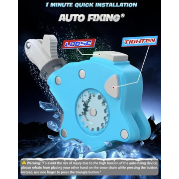 Snow-Chains Quick Fit Easy Installation for Safety