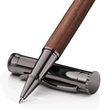 WEMATE Wood Rollerball Pen Set with 2 Refills - Stylish & Functional