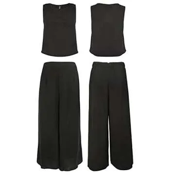 Stylish ROYLAMP Women's Summer 2 Piece Outfit Set