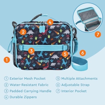 Durable Bentgo Kids Lunch Bag with Insulation & Pockets