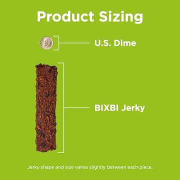 BIXBI Chicken Jerky Treats for Healthy Skin & Coat