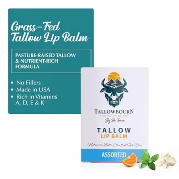 Tallowbourn Moisturizing Lip Balm Variety Pack – 3-Pack