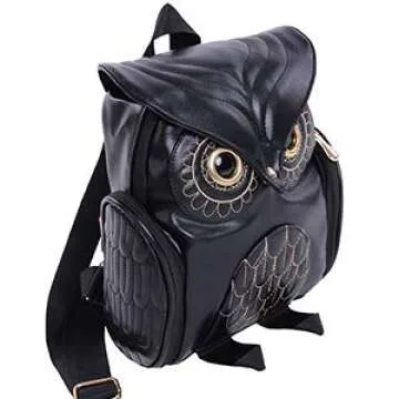 WYSBAOSHU Owl Backpack Mini Bag for Women - Cute Casual Daypack