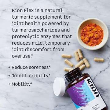 Kion Flex Turmeric Supplement for Joint Discomfort Relief