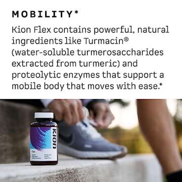 Kion Flex Turmeric Supplement for Joint Discomfort Relief