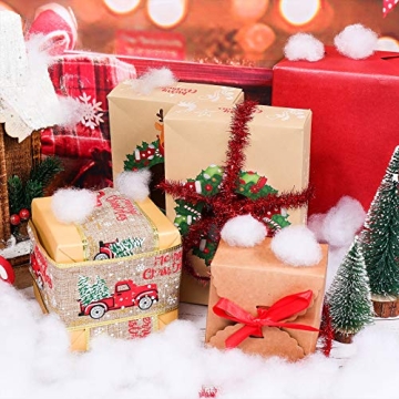 Shappy Christmas Fake Snow Cotton Fiber 400g for Decor