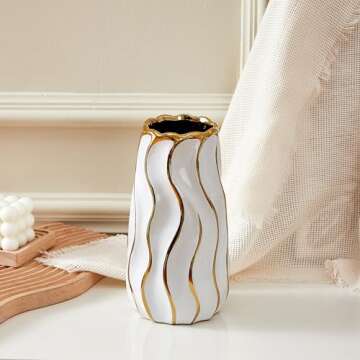 OTARTU Ceramic Vase for Elegant Home Decor Centerpiece
