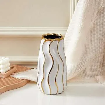 OTARTU Ceramic Vase for Elegant Home Decor Centerpiece