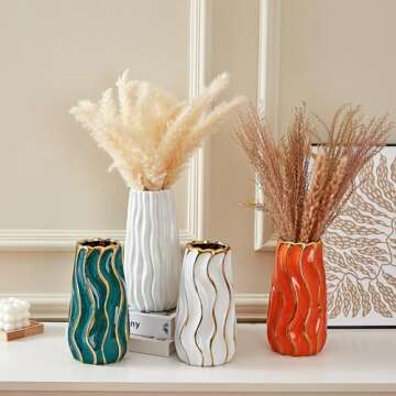 OTARTU Ceramic Vase for Elegant Home Decor Centerpiece
