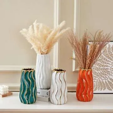 OTARTU Ceramic Vase for Elegant Home Decor Centerpiece