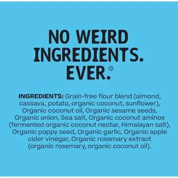 Hu Gluten Free Crackers | Sea Salt Flavor | Low Carb & Healthy Snacks