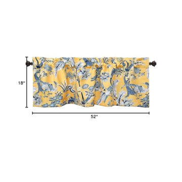 Lush Decor Dolores Light Filtering Valance - Stylish Home Decor