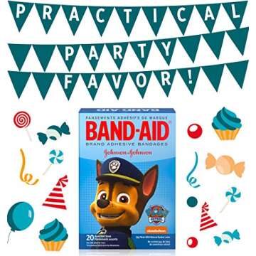 Band-Aid Brand Adhesive Bandages for Kids & Toddlers, Nickelodeon PAW Patrol, Assorted Sizes, 20 ct ...