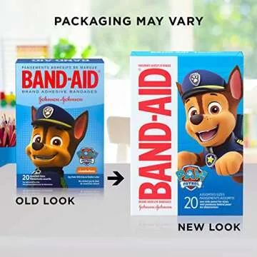PAW Patrol Adhesive Bandages for Kids and Toddlers 20 ct