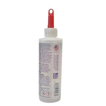 Beacon Fabri-Tac Permanent Adhesive, 8 Ounce Bottle - Premium Crafting & Fabric Glue (1) with One Vista Vinyl 60-Inch Soft Tape Measure