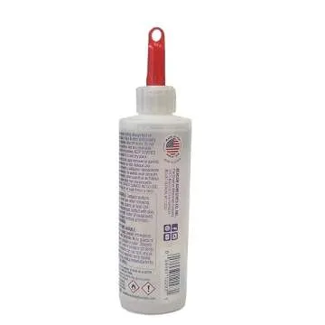 Beacon Fabri-Tac Permanent Adhesive, 8 Ounce Bottle - Premium Crafting & Fabric Glue (1) with One Vista Vinyl 60-Inch Soft Tape Measure