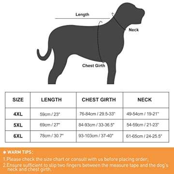 Dog Winter Jacket - Cozy Reflective Waterproof Dog Winter Coat Windproof Warm Winter Dog Jacket Comfortable Dog Apparel for Cold Weather Unique Stylish for Large Dogs Walking Hiking Travel Purple 4XL