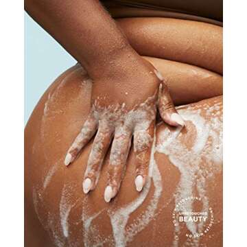 TULA Skin Care Take Care + Polish - Revitalize & Cleanse Body Exfoliator, 2-in-1, Buffs Away Dull Skin & Improves Skin Texture, Contains AHAs, Lemon, and Hibiscus, 8.1 fl oz.