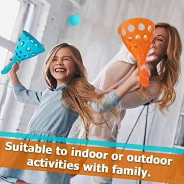 Punkdog Pop and Catch Ball Game with 24 Balls and 4 Baskets