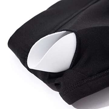 MOSHENGQI Y Back Padded Sports Bra for Women Racerback Strappy Workout Yoga Bra(M,215-Solid Black