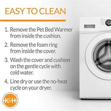 K&H Pet Products Thermo-Kitty Bed Deluxe Heated Cat Bed for Smaller Kitties - Indoor Heated Pet Bed for Dogs & Cats, Covered Cave Pet Tent, Machine Washable, Safety Listed - Small 16in Mocha/Leopard