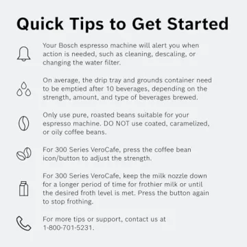 Bosch VeroCafe 300 Series Espresso Machine for Home Brewing