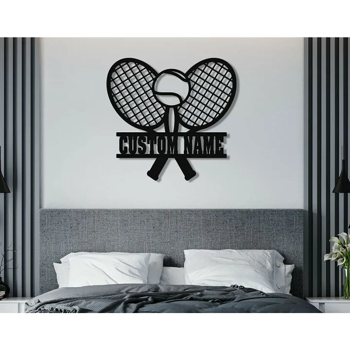 Personalized LED Tennis Player Name Sign