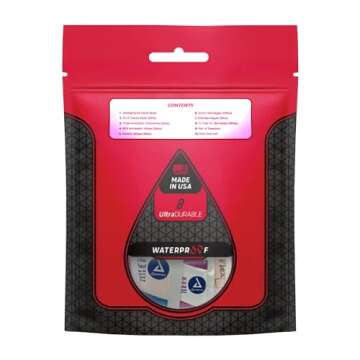 Go2Kits Essential 34-Piece First Aid Kit: Compact, Portable Safety Set with Bandages, Gauze, Tweezer...