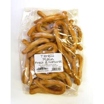 Lombardi's - Homemade Italian Taralli - PLAIN, (2)- 16 oz. Pkgs.
