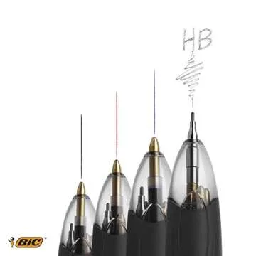 BIC 4 Colours Multifunctional Pen & Pencil Combo - Set of 12