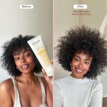 MIZANI True Textures Perfect Coil Paraben & Silicone-Free Oil Gel - Curly Hair Gel Styler, Moisturiz...