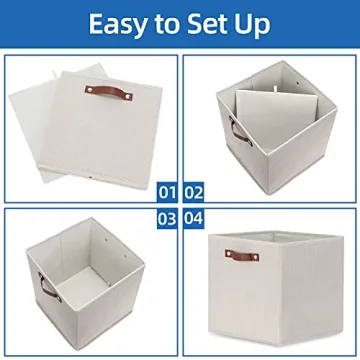 Stylish Temary Fabric Storage Cubes for Organized Spaces