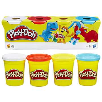 Play-Doh B6508 4 Pack Classic Colors - Unleash Creativity