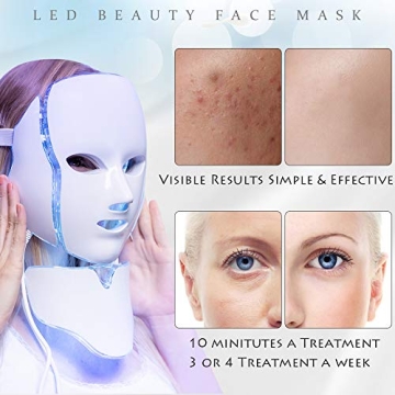 Rejuvenate Skin with LED Face Mask Therapy - 7 Colors