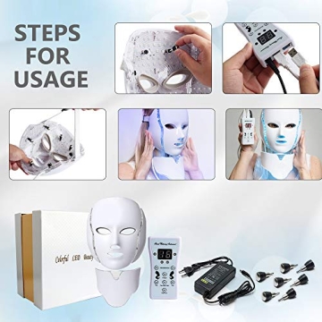 Rejuvenate Skin with LED Face Mask Therapy - 7 Colors