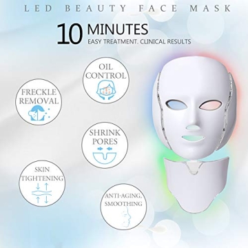 Rejuvenate Skin with LED Face Mask Therapy - 7 Colors