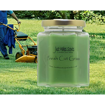 Fresh Cut Grass Scented Soy Candle | Eco-Friendly 8 oz