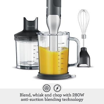 Breville BSB510XL Immersion Blender for Effortless Blending